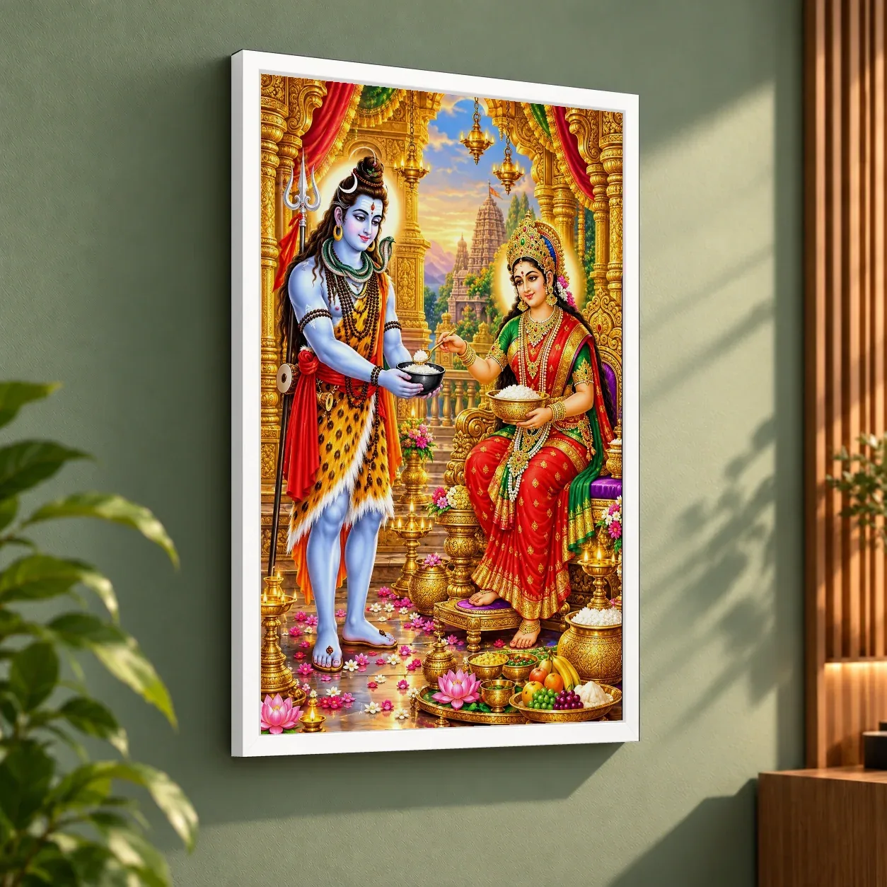 Annapurna Devi Kashi Food Blessings Photo Frame, view 7