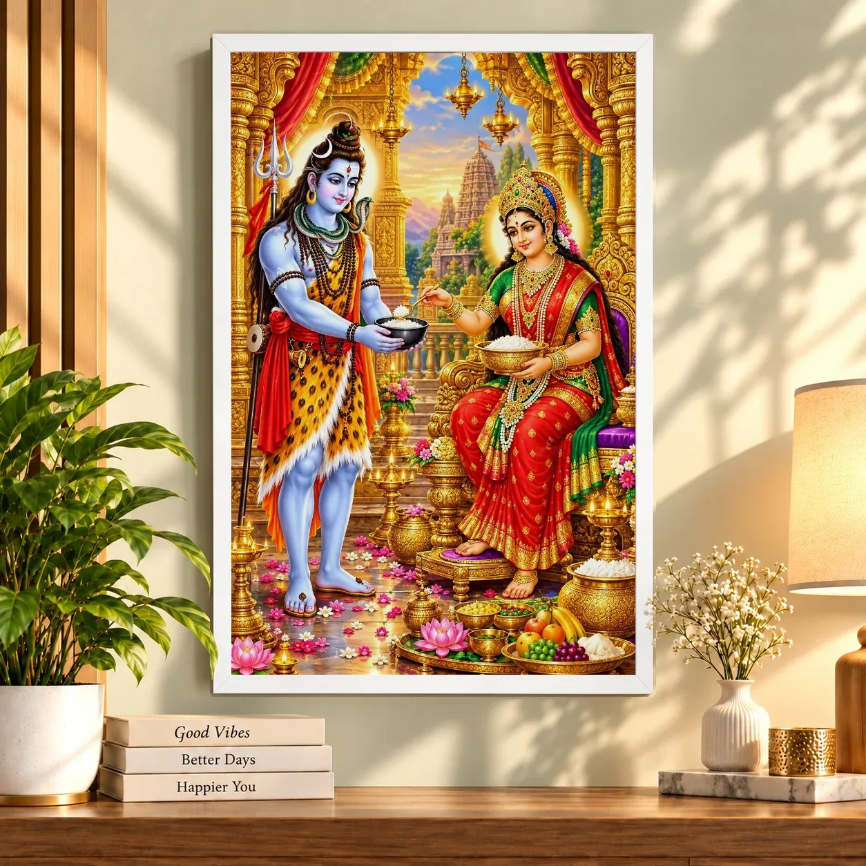 Annapurna Devi Kashi Food Blessings Photo Frame, view 8