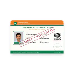 Ayushman Vay Vandana PVC Card, view 1