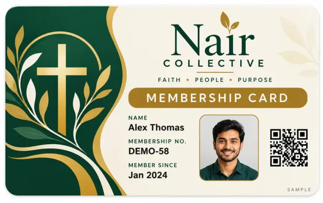 Church Membership ID Card Printing