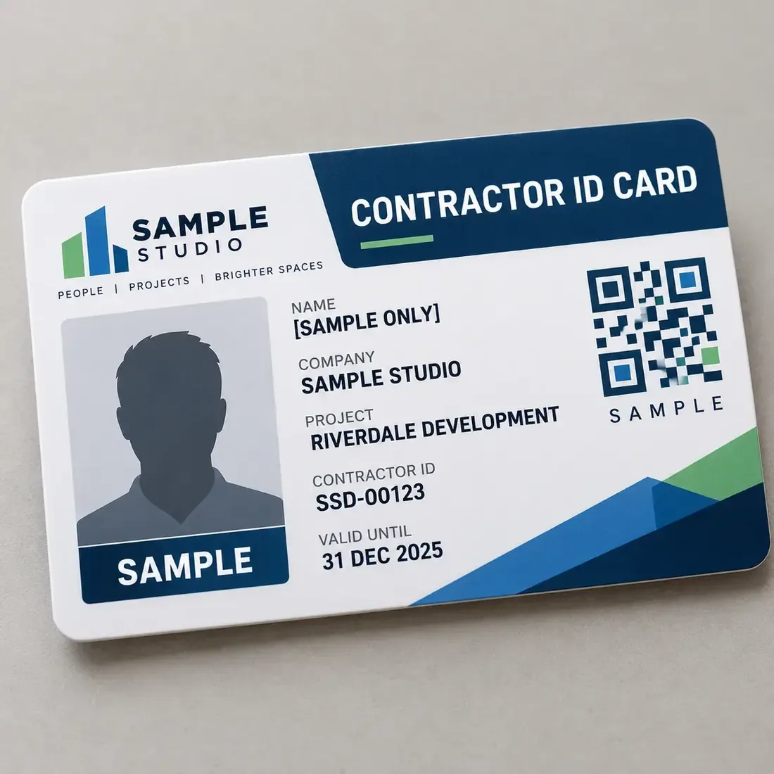 Contractor ID Card Printing