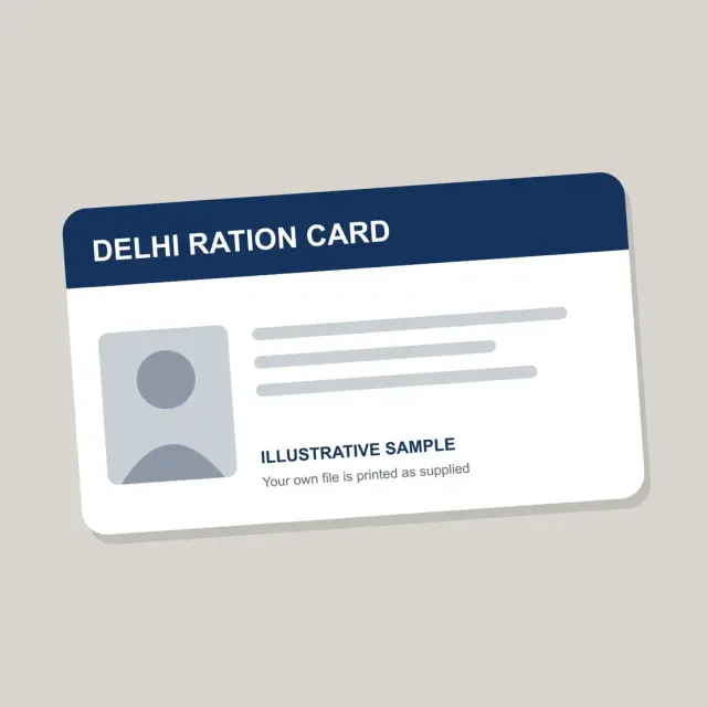 Delhi Ration Card Printing