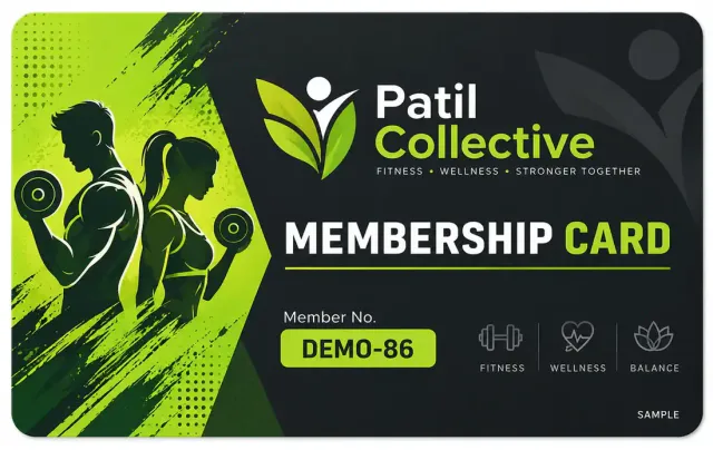 Health Club Membership Card Printing