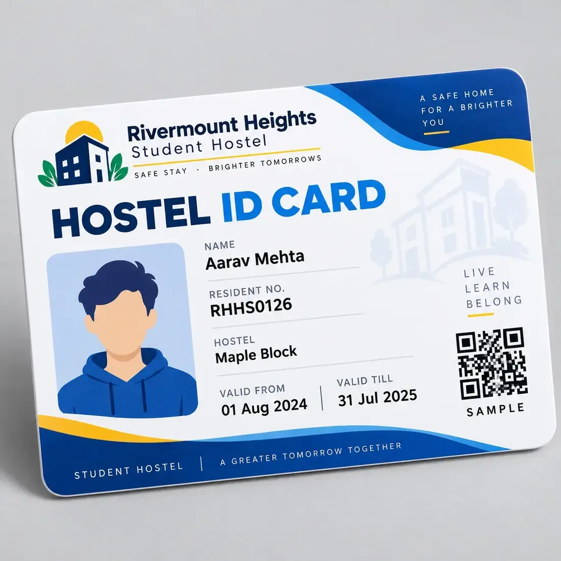 Hostel ID Card Printing