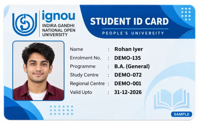IGNOU Student ID Card Printing