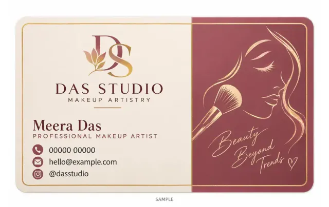 Makeup Artist Business Card Printing