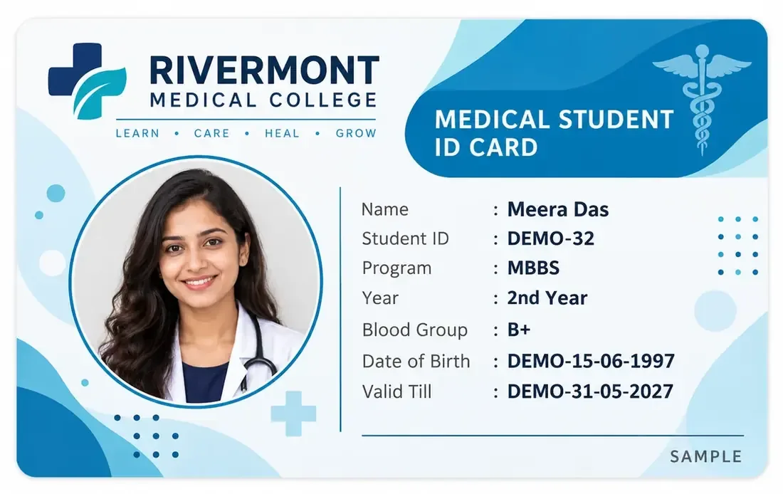 Medical Student ID Card Printing