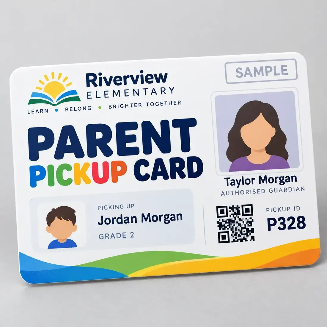 Parent Pickup Card Printing