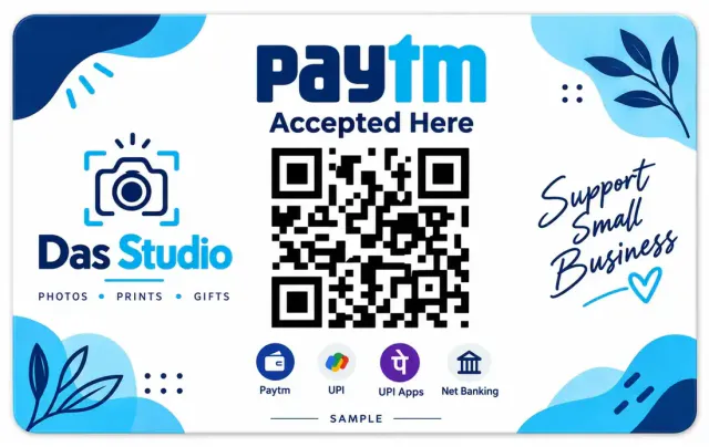 Paytm QR Card Printing