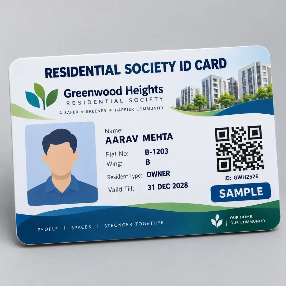 Residential Society ID Card Printing