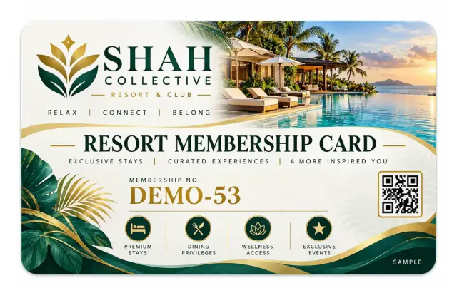 Resort Membership Card Printing