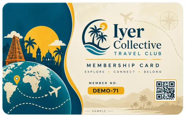 Travel Club Membership Card Printing