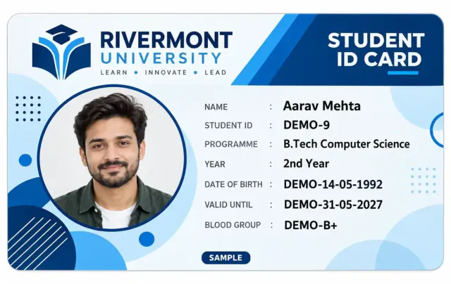 University Student ID Card Printing