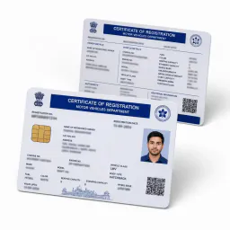 Uttar Pradesh RC PVC Card, view 3