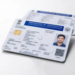 Uttar Pradesh RC PVC Card, view 4